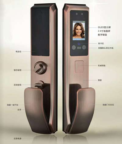 人臉識(shí)別智能鎖AJL-Q88